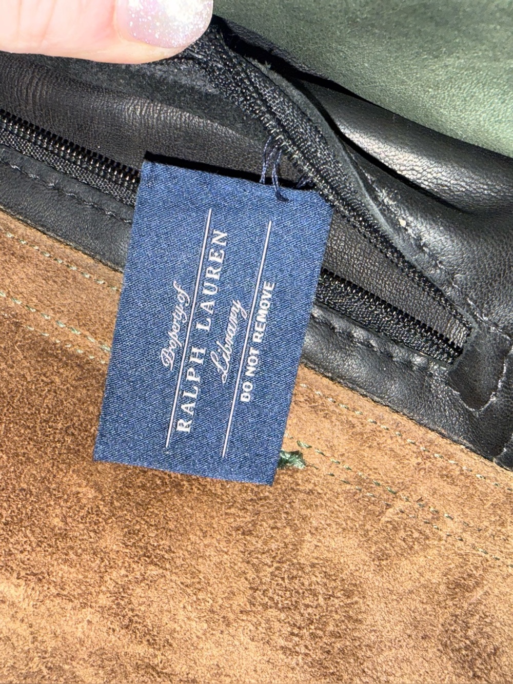 Ralph Lauren Purple Label Brown Leather Messenger Bag - Picture 2 of 10